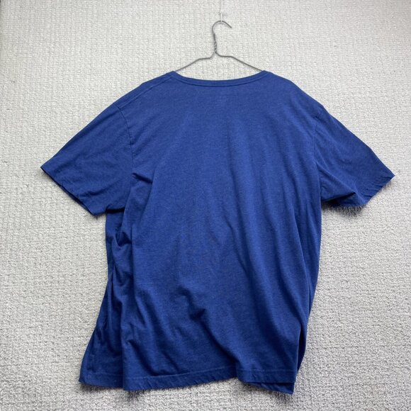 Hurley Skate Graphic T Shirt Men XXL Tie Dye Blue Baggy Fit Y2K Loose Blue Read - Picture 12 of 16